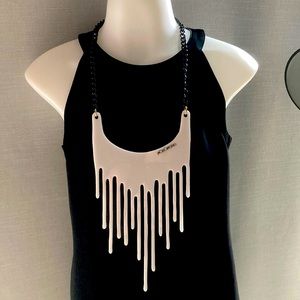 Monomania Blood Drip necklace from Pat Fields NYC